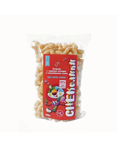 Палички з червоної сочевиці Healthy Generation з гімалайською сіллю 35 г