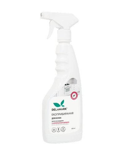 Засіб для миття кухні DeLaMark з ароматом вишні, 500 мл