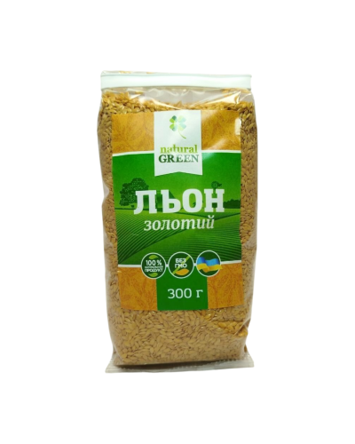 Насіння золотого льону Natural Green 300 г