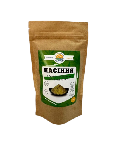 Насіння конопляне очищене Десналенд 100 г