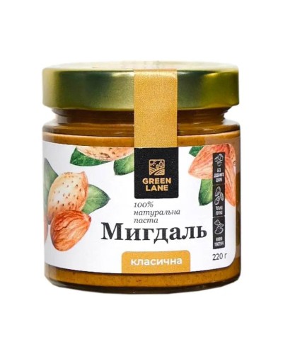 Мигдальна паста GREEN LANE 220 г скло