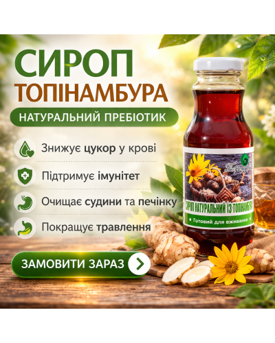 Сироп топінамбура БіоРозторопша 330 г
