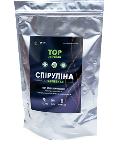 ТОП-Спіруліна (з озера Ченхай) у таблетках 500 г