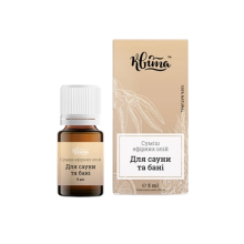 Суміш ефірних олій Для сауни та бані ТМ Квіта 5 мл