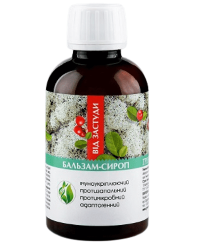 Бальзам-сироп від застуди Грін-Віза 200 мл