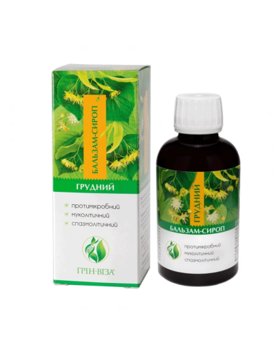 Бальзам-сироп грудний Грін-Віза 200 мл