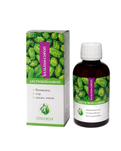 Бальзам-сироп заспокійливий Грін-Віза 200 мл