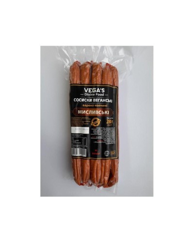 Сосиски веганські Vegas Мисливські 280 г