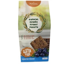 Натуральне печиво без глютену чорнично-вівсяне КОХАНА 170 г