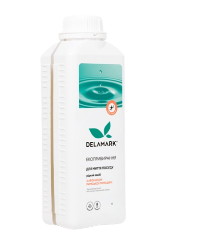 ЕКО Засіб для миття посуду Римська ромашка DeLaMark 1 л
