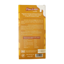 Крафтовий шоколад MonLasa молочний 45% з фундуком на меду без цукру 80 г