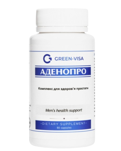Аденопро Грін-Віза — комплекс для здоров'я простати 90 капс.