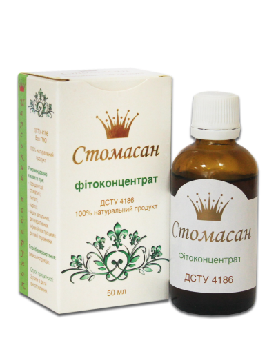 СТОМАСАН – фітоконцентрат для ротової порожнини 50 мл