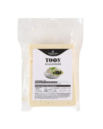 Тофу класичний ТМ Заморські делікатеси 350 г