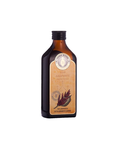 Амарантова олія Terra Biona холодного пресування 200 мл