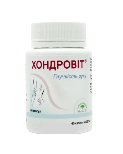 Хондровіт Аптека Природи з глюкозаміном, хондроїтином, живокостом 30 капс.