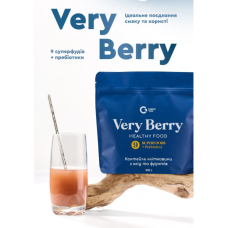 Коктейль клітковини з ягід і фруктів Very Berry Грін-Віза 300 г