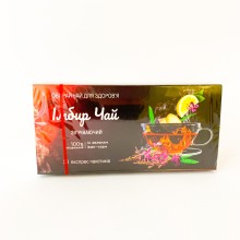 Травяной чай Карпатчай ИмбирьЧай с зеленым иван-чаем и имбирем 20 пак.