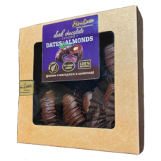 Фініки з мигдалем у чорному шоколаді MonLasa 100 г