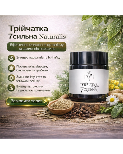 Трійчатка 7сильна від паразитів ТМ Жито 60 капсул