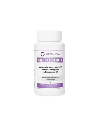 Мелатонін + Грін-Віза 60 капс.