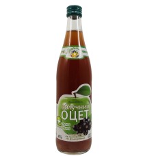 Оцет яблучно-смородиновий "Адамівка" нефільтрований, непастеризований 500 мл