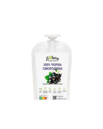 Паста чорна смородина дой-пак LiQberry 100 мл
