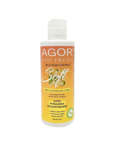 Фітоактивний тонік AGOR SOFT для чутливої шкіри 200 мл