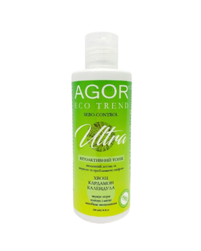 Фітоактивний тонік AGOR ULTRA для жирної та проблемної шкіри 200 мл