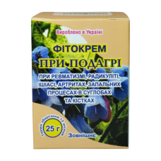 Фітокрем цілющий "При подагрі" 25 г