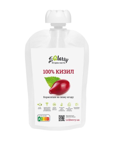 Паста LiQberry Кизил дой-пак 100 мл