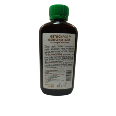 Сироп Монастирський ДЛЯ ПЕЧІНКИ на основі фітора 200 мл