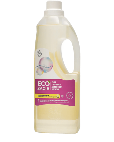 Екозасіб COOL для прання дитячих речей Green Max 1 л