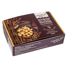 Цукор тростинний Демерара коричневий нерафінований пресований Саркара продукт 250 г