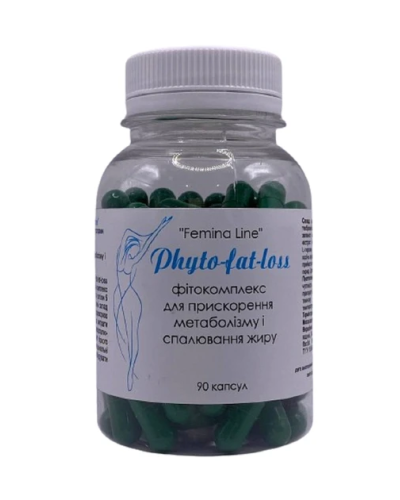 Phyto-fat-loss — фітокомплекс для прискорення метаболізму та спалювання жиру 90 капс.