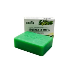 Натуральне шампуневе мило Кропива та хміль Cocos 130 г