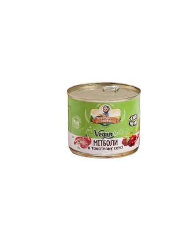 Веган митболи в томатном соусе Бабусині Лакітки 500 г