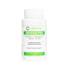 Фітофорте Імуногрін Грін-Віза (віт. С + віт. D3 + цинк + селен) 60 капс.