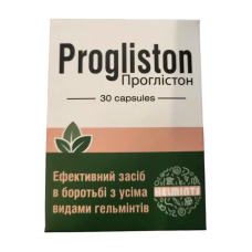 Проглістон — протиглистий засіб 30 капсул.