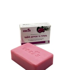 Натуральне мило Чайне дерево та герань Cocos 130 г
