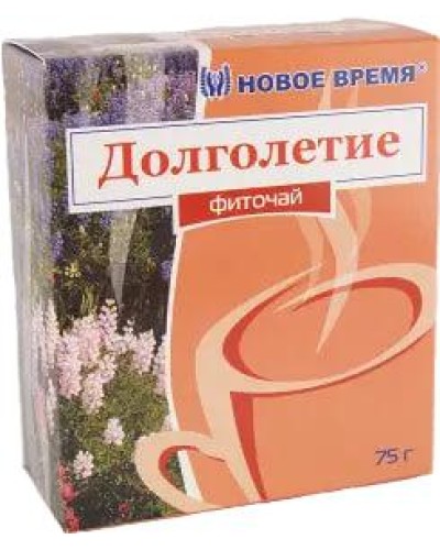 Фиточай Долголетие Новое Время 75 г