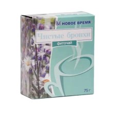 Фиточай Чистые бронхи Новое Время 75 г