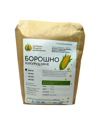 Борошно кукурудзяне ОрганікЕкоПродукт 500 г