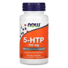 Now Foods 5-HTP 5-гидрокситриптофан 100 мг 60 vegcaps