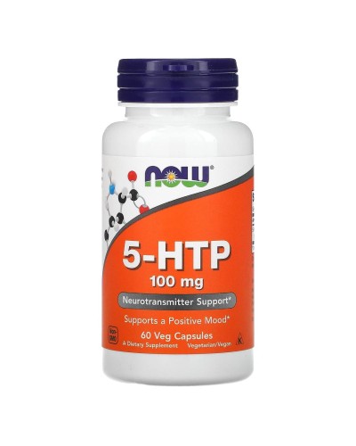 Now Foods 5-HTP 5-гідрокситриптофан 100 мг 60 vegcaps.