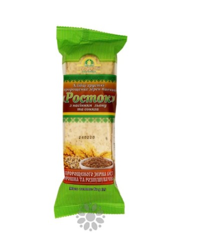 Хлібці "Росток" з насінням льону та соняшника 80 г