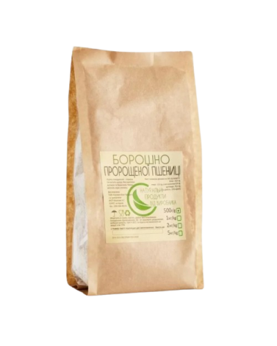 Борошно з пророщеної пшениці Органік ЕкоПродукт 500 г