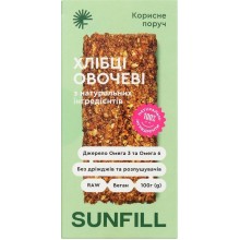 Хлібці SUNFILL овочеві, 100 г