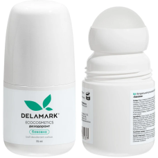 ЕкоДезодорант роликовий DeLaMark аромат бавовни 70 мл