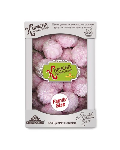 Зефір з асаї в кокосі без цукру Корисна Кондитерська 500 г